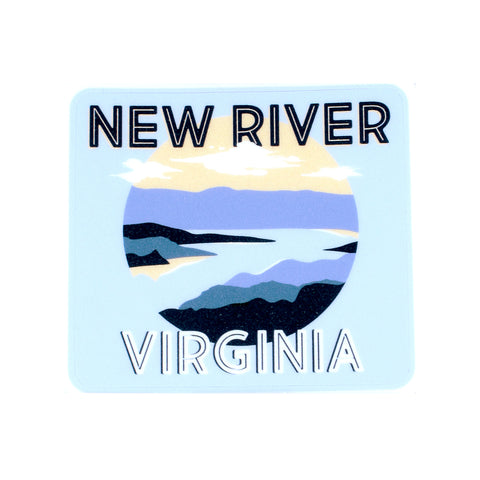 New River Blues Decal