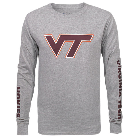 Virginia Tech Hokies Long-Sleeved T-Shirt: Oxford by Champion