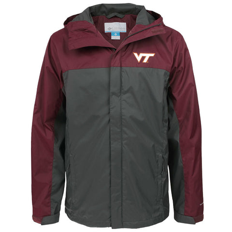 Virginia Tech CLG Glennaker Storm Rain Jacket Extended Size by Columbia