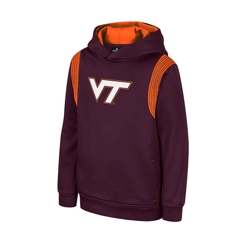 Virginia Tech Youth Lewis Poly Hooded Sweatshirt