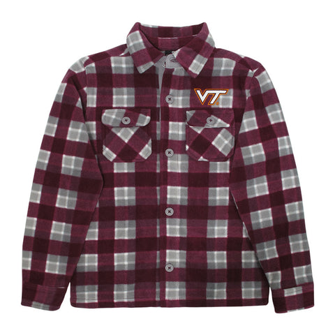 Virginia Tech Youth Plugged In Button Up Jacket