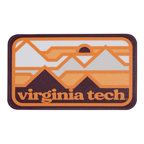 Virginia Tech Minimal Mountains Decal