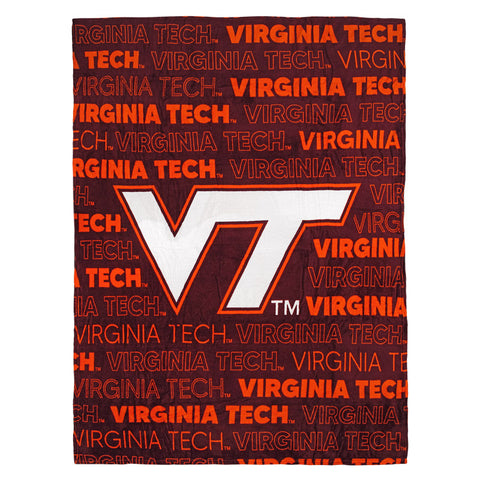 Virginia Tech Classic Fleece Plush Blanket