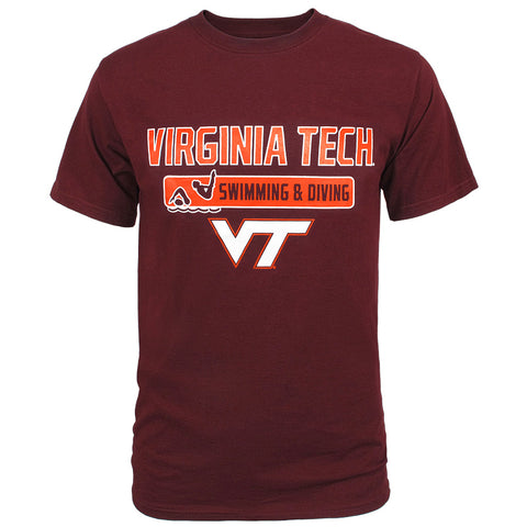 Virginia Tech Swimming & Diving T-Shirt by Champion