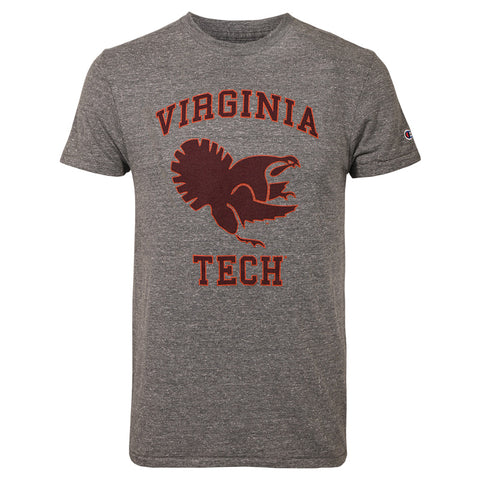 Virginia Tech Triumph Vault Gobbler T-Shirt: Gray by Champion