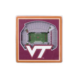 Virginia Tech 3-D Stadium Magnet