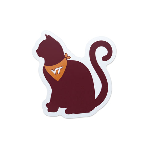 Virginia Tech Cat Magnet