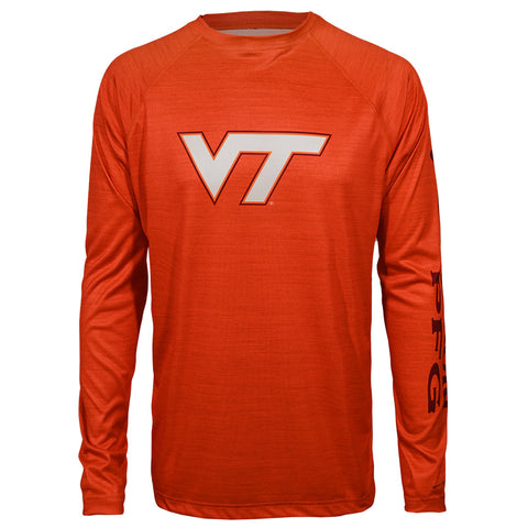 Virginia Tech CLG Terminal Tackle Long Sleeve T-Shirt by Columbia: Orange