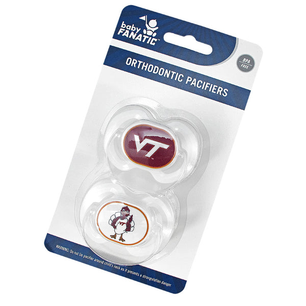 Virginia Tech Pacifier: Pack of 2 – Campus Emporium