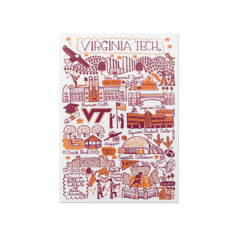 Virginia Tech Vinyl Sticker by Julia Gash