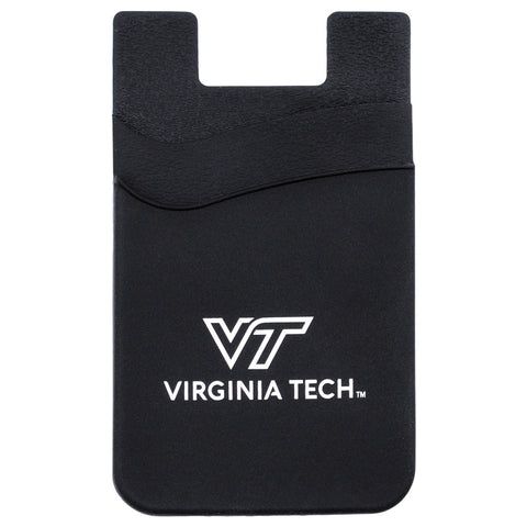 Virginia Tech Silicone Dual Pocket Phone Wallet: Black