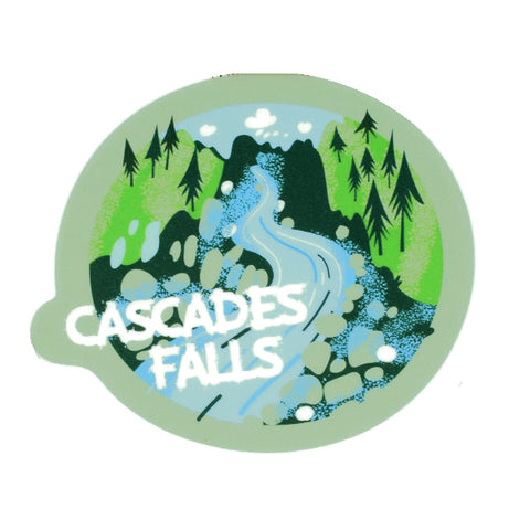 Cascades Falls Whimsy River Decal