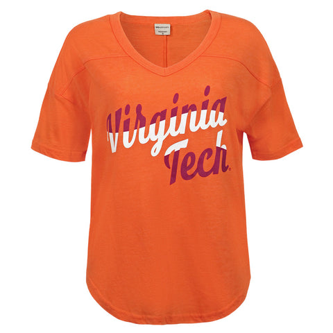 Virginia Tech Women's V-Happy Melange Shirt