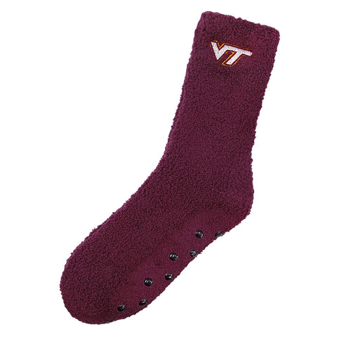 Virginia Tech Fuzzy Crew Slipper Sock