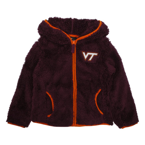 Virginia Tech Toddler Ellen Polar Fleece Full-Zip Jacket