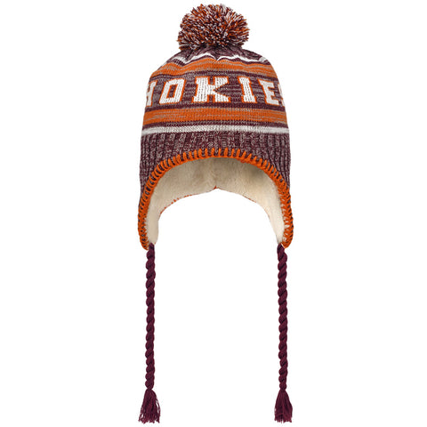 Virginia Tech I'll Be Back Earflap Beanie by Colosseum
