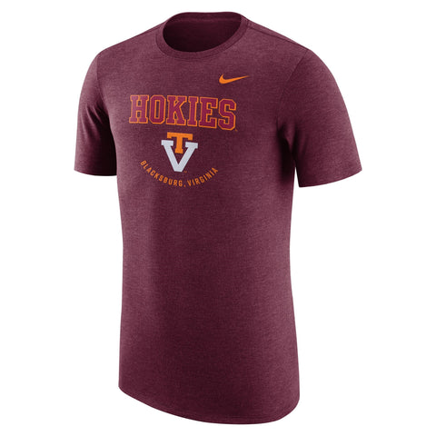 Virginia Tech Vault Tri-Blend T-Shirt by Nike