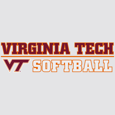 Virginia Tech Sports Decal: Softball