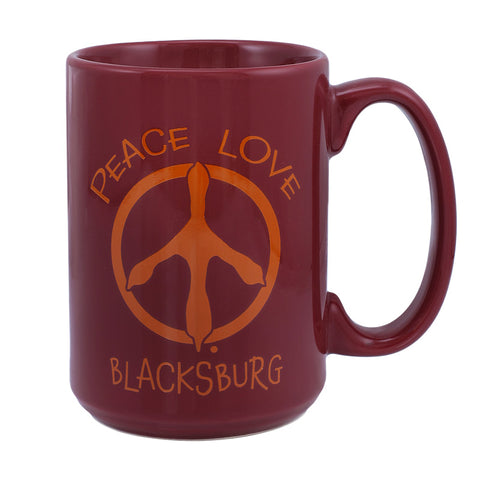 Peace Love Blacksburg Mug