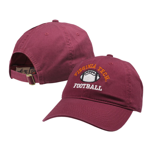 Virginia Tech Football Twill Hat: Maroon by The Game