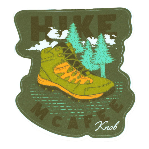 McAfee Knob Hiking Boot Decal