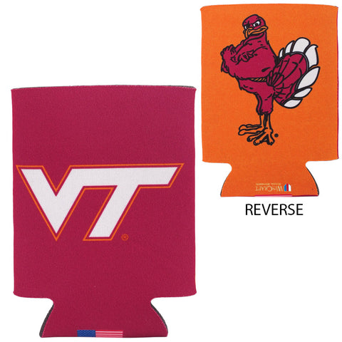 Virginia Tech Logo Folding Can Cooler