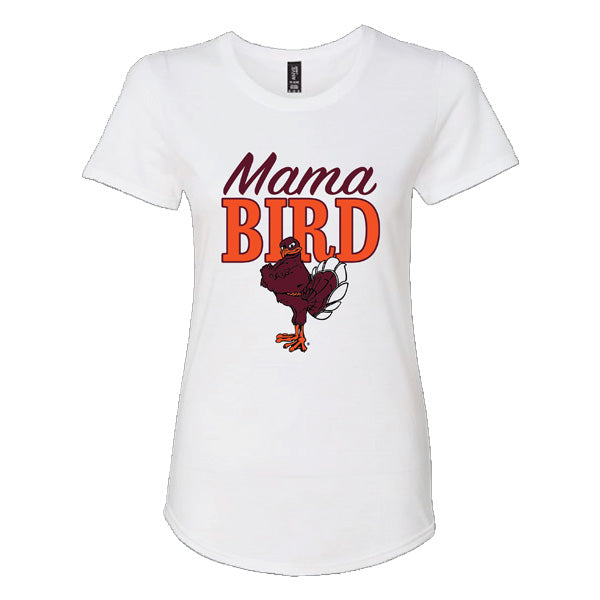 Virginia Tech Women's Mama Bird Tri-Blend T-Shirt: White – Campus Emporium