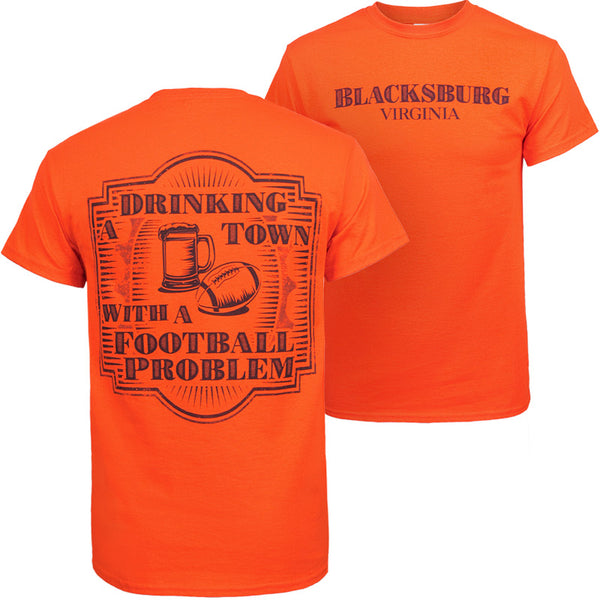 Blacksburg Drinking Town T-Shirt – Campus Emporium
