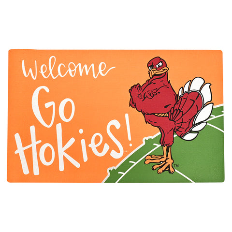 Virginia Tech Go Hokies Door Mat