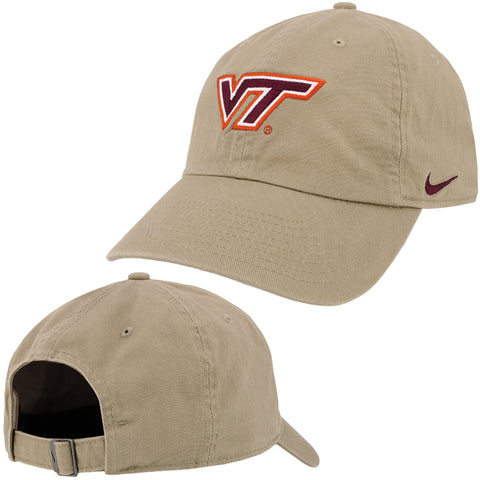 Virginia Tech Heritage 86 Logo Hat: Khaki by Nike