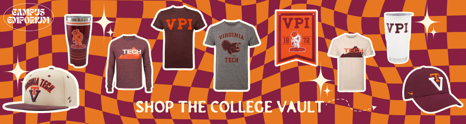 Shop the College Vault selection at Campus Emporium!